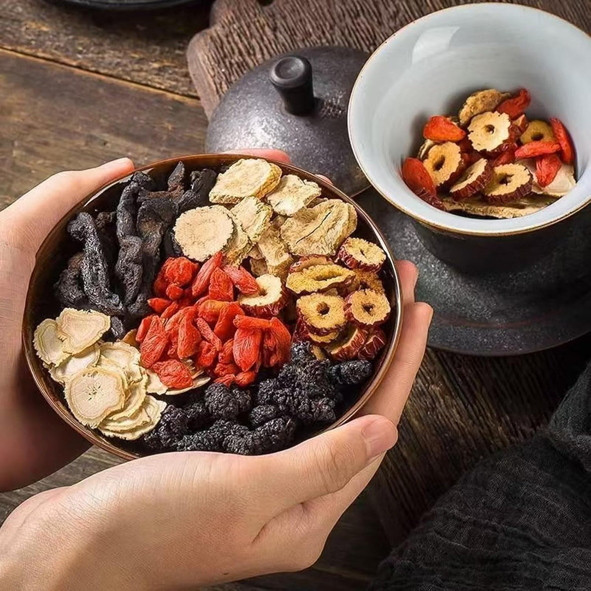 Ginseng Five Treasure Tea || شاي الجنسنغ "الكنوز الخمسة"