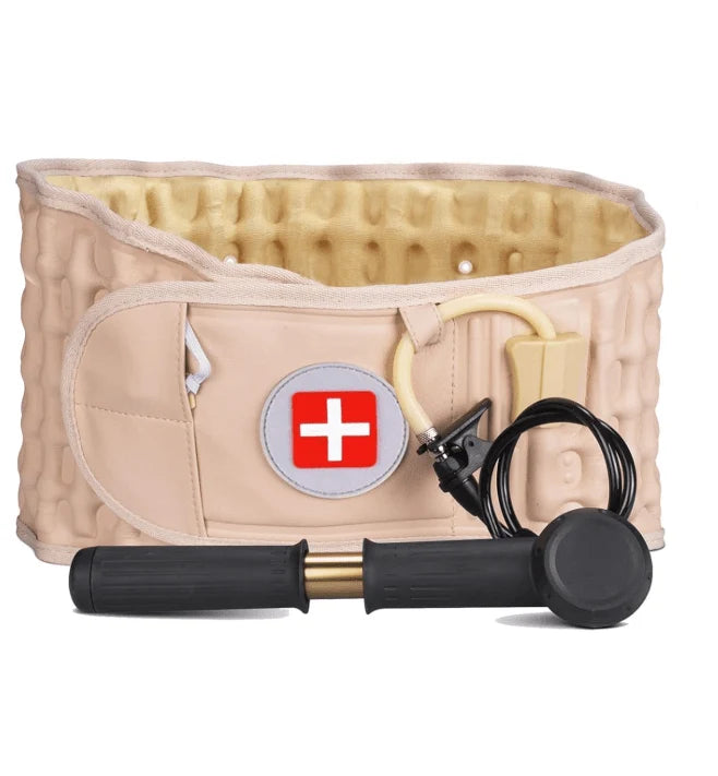 Inflatable Lumbar Decompression Belt for Back Pain Relief | حزام الظهر القابل للنفخ لتخفيف آلام أسفل الظهر
